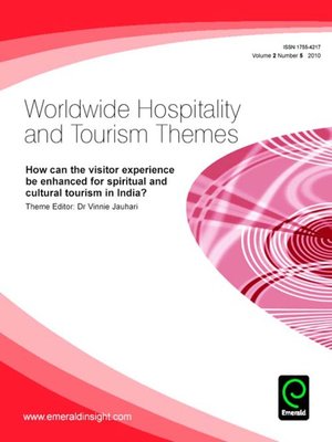 cover image of Worldwide Hospitality and Tourism Themes, Volume 2, Issue 5